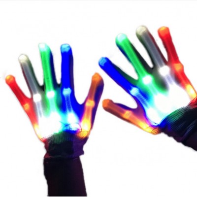 Low Moq Finger Light Up LED Gloves